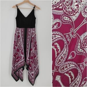 White House Black Market Paisley Print Dress
